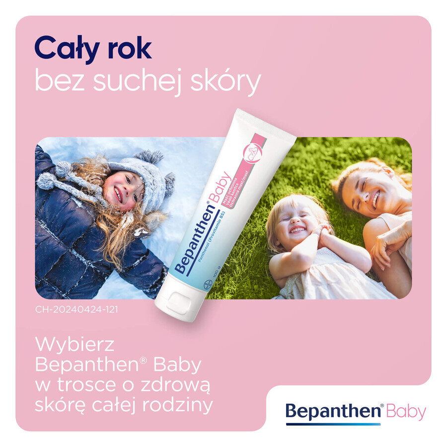 Set Bepanthen Baby, Schutzsalbe gegen Windelausschlag für Babys, 2 x 100 g