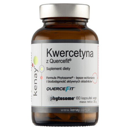 Kenay Quercetin with Quercefit, 60 vegetable capsules