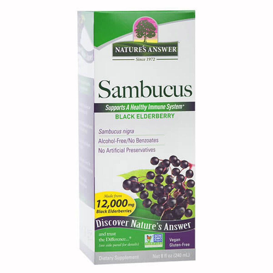 Nature's Answer Sambucus Original, Holunderbeere, 240 ml