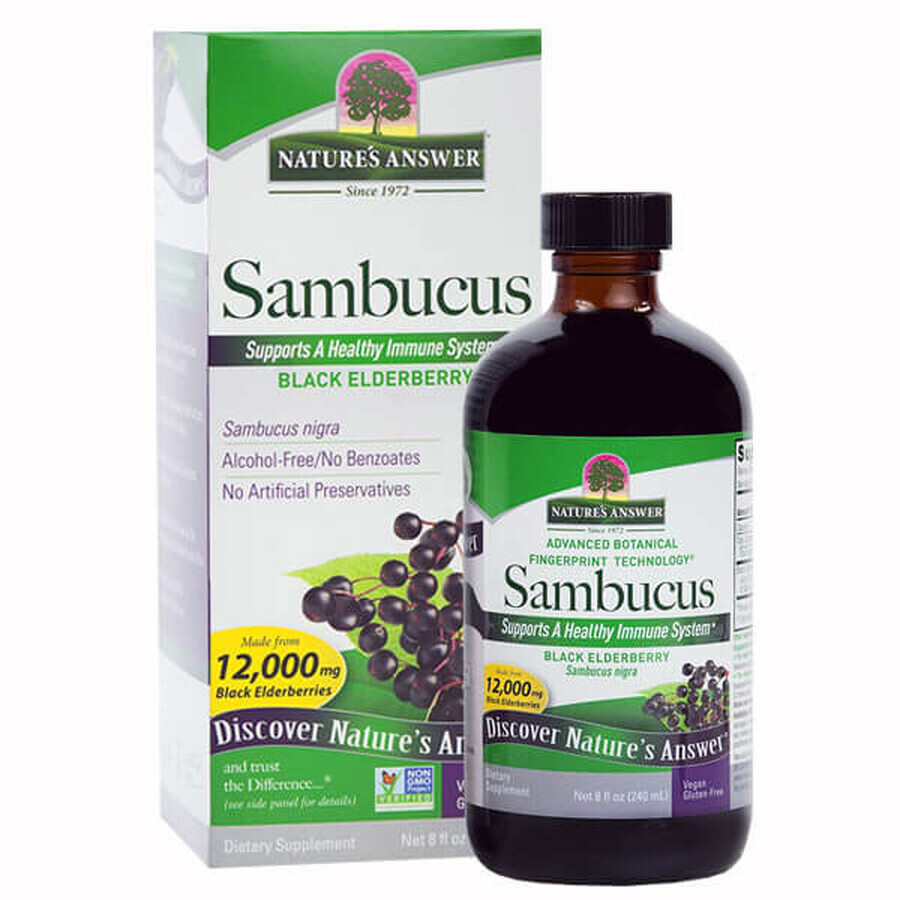 Nature's Answer Sambucus Original, Holunderbeere, 240 ml