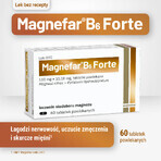 Magnefar B6 Forte 100 mg + 10,10 mg, 60 compresse rivestite con film