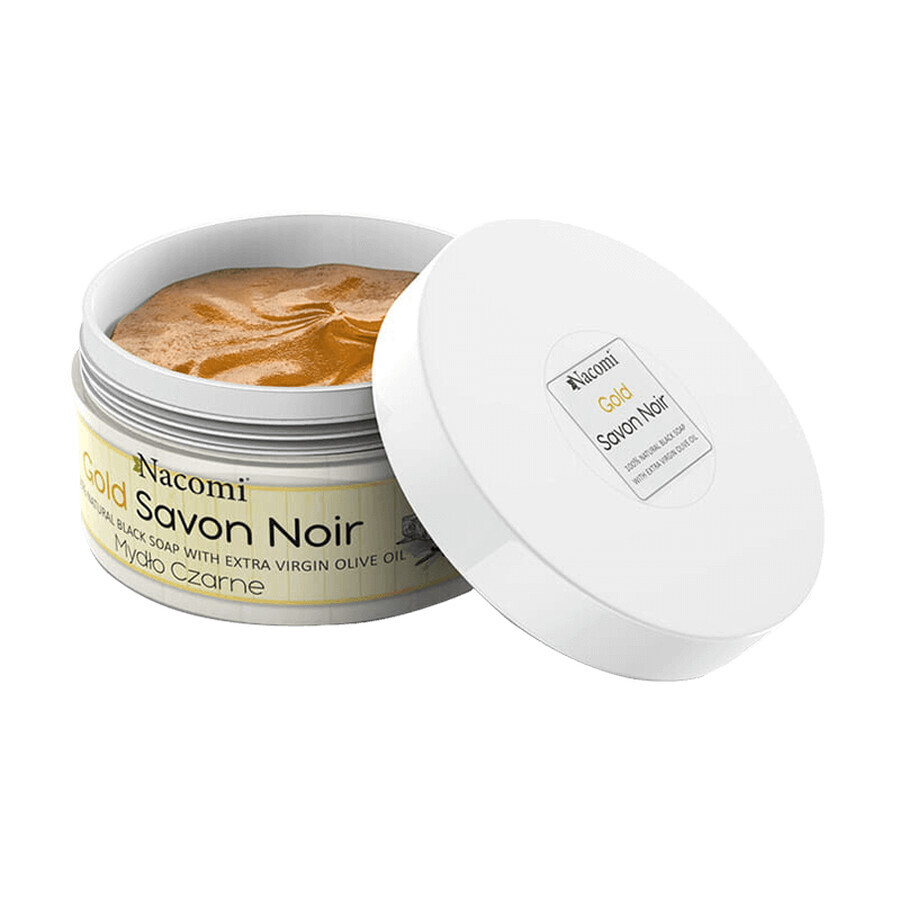 Nacomi, Gold Savon Noir Schwarze Seife, 125 g