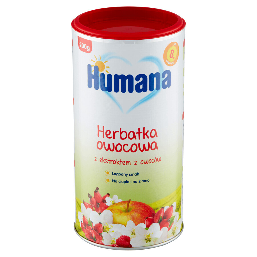 Humana Thé aux fruits, granulé, après 8 mois, 200 g