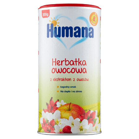 Humana Thé aux fruits, granulé, après 8 mois, 200 g