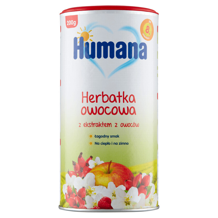 Humana Thé aux fruits, granulé, après 8 mois, 200 g