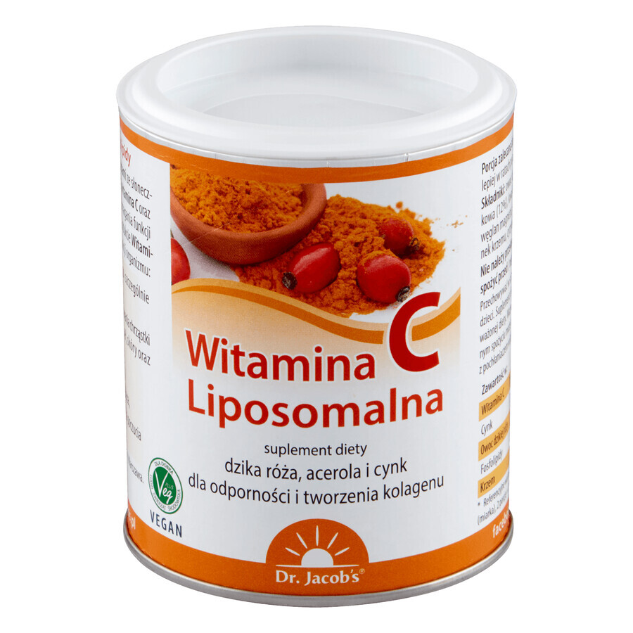 Dr. Jacob's Vitamina C lipozomală, pulbere, 150 g