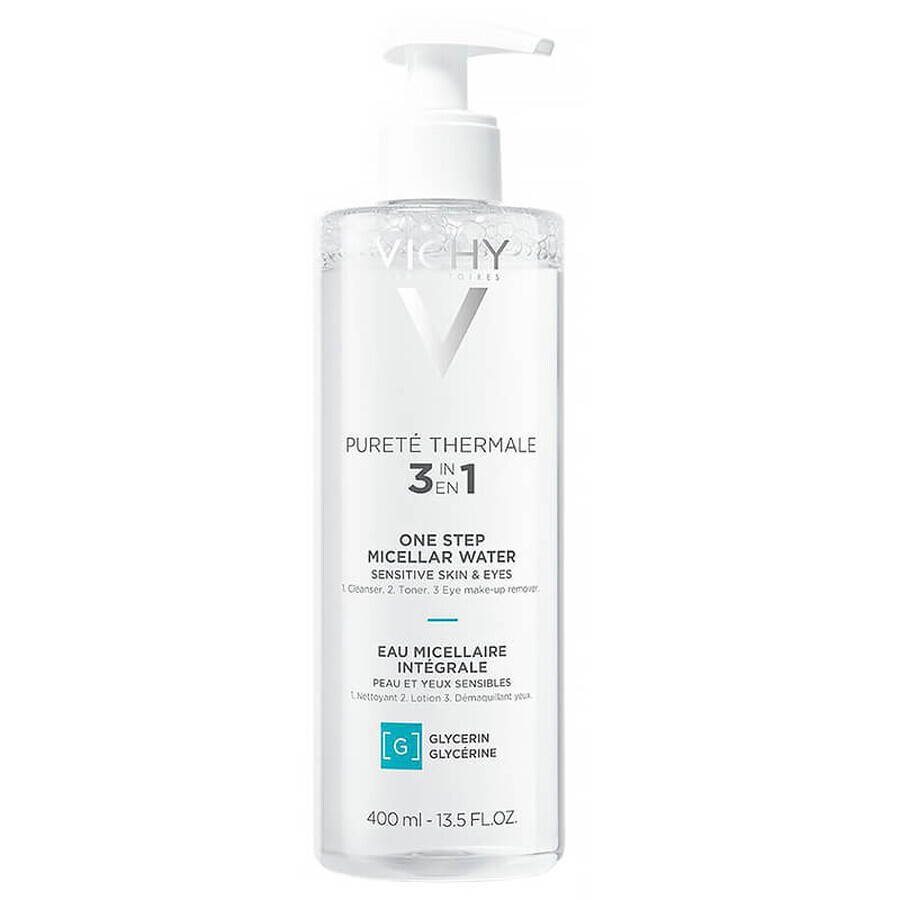 Vichy Purete Thermale, Micellar water for sensitive skin, 400 ml