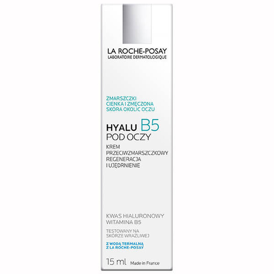 La Roche-Posay Hyalu B5, Augencreme gegen Falten, 15 ml