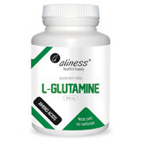 Aliness L-Glutamin, L-Glutamin 500 mg, 100 pflanzliche Kapseln