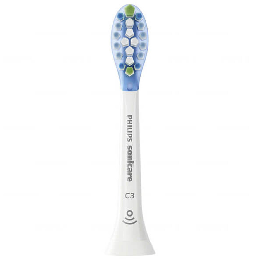 Philips, Ersatzaufsätze für Sonicare C3 Premium Plaque Defence Schallzahnbürste, HX9044/17, weiß, 4 Stück