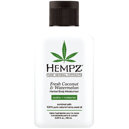 Lotiune de corp Hempz Coconut & Watermelon, 65 ml, Hempz