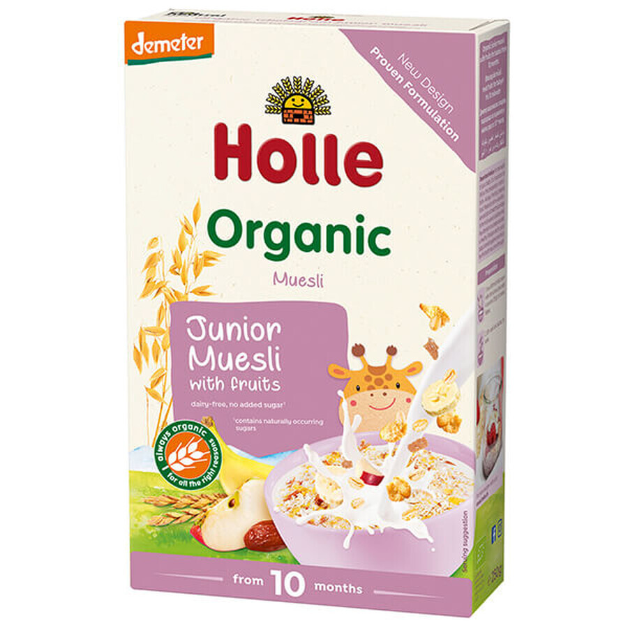 Holle Junior Muesli Bio multigrain porridge with fruit, without milk, after 10 months, 250 g