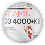 OstroVit Vitamine D3 4000 + K2, 100 comprimés