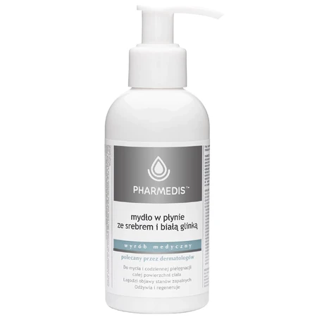 Pharmedis, Flüssigseife mit Silber und weißer Tonerde, 150 ml