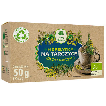 Dary Natury Na tiroides, té ecológico, 2 g x 25 bolsitas