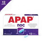 Apap Night 500 mg + 25 mg, 12 Filmtabletten