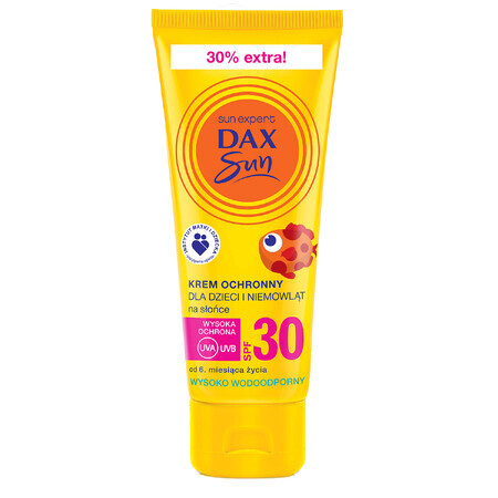 DAX Sun, Sonnenschutzcreme für Babys und Kinder, SPF 30, ab 6 Monaten, 75 ml