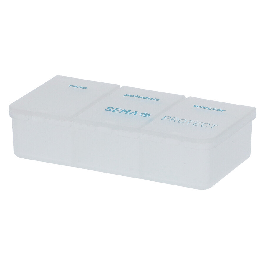 SEMA Protect, day medicine box, 3 rooms