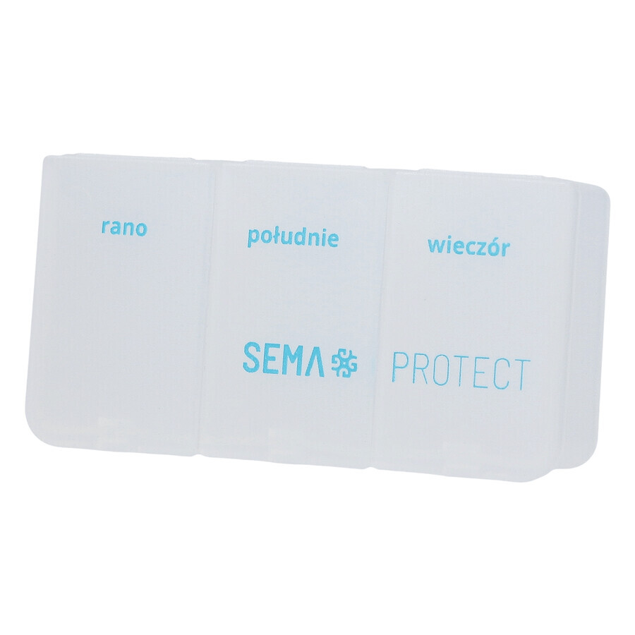 SEMA Protect, day medicine box, 3 rooms