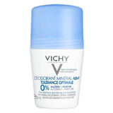 Vichy Optimal Tolerance, deodorante minerale roll-on 48h, 50 ml