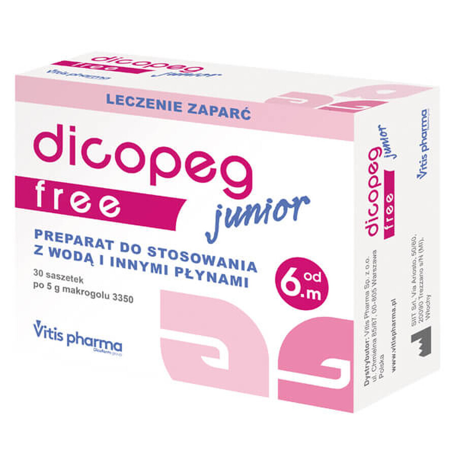 Dicopeg Junior Free, ab 6 Monaten, 30 Sachets