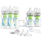 Dr Brown's Options+, Large Starter Set, Standard Anti-Colic Bottles, Wide Neck, 3 x 270ml + 2 x 150ml