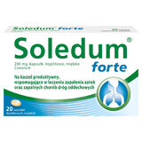 Soledum forte 200 mg, 20 gastro-resistant capsules