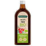 Premium Rosa Wildrose, 100% biologischer Fruchtsaft, 500 ml