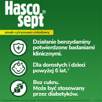 Hascosept 3 mg, lemon and honey flavor, 24 hard tablets