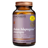 Doctor Life Asian Adaptogens, Adaptogens, 60 gélules de plantes