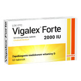 Vigalex Forte 2000 UI, 60 comprimate