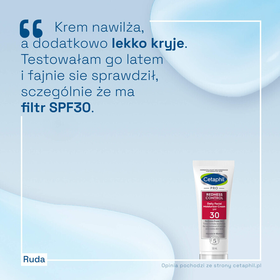 Cetaphil Pro Redness Control BB, feuchtigkeitsspendende Tagescreme, empfindliche Haut, SPF 30, 50 ml