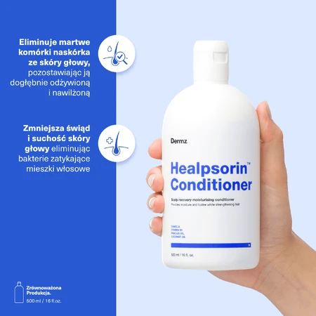 Healpsorin, balsam regenerant pentru păr, 500 ml