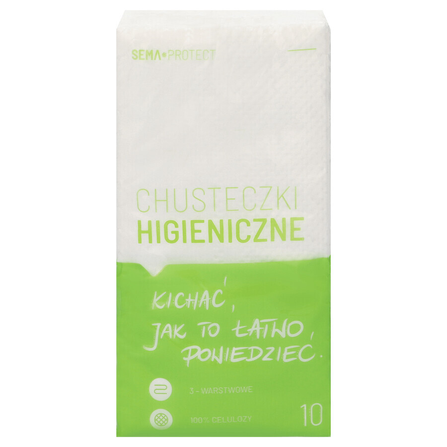 SEMA Protect, 3-lagiges Tissue, 10 x 10 Stück.