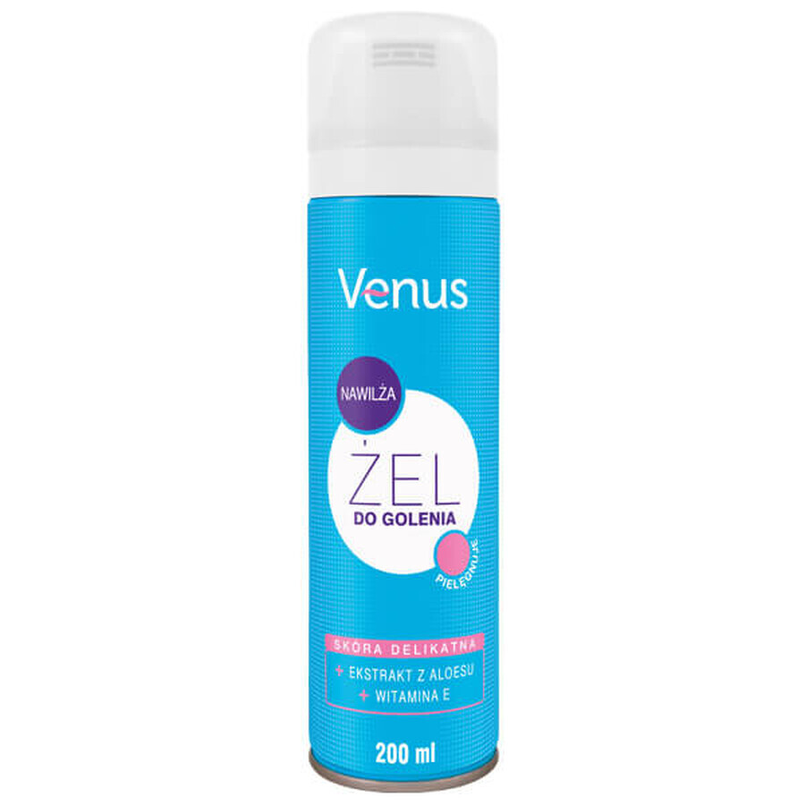 Venus, Rasiergel, Aloe Vera, 200 ml