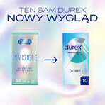 Durex Invisible Close Fit, passende Kondome, 10 Stück