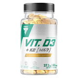 Pass Vit. D3 + K2 MK7, 60 capsules