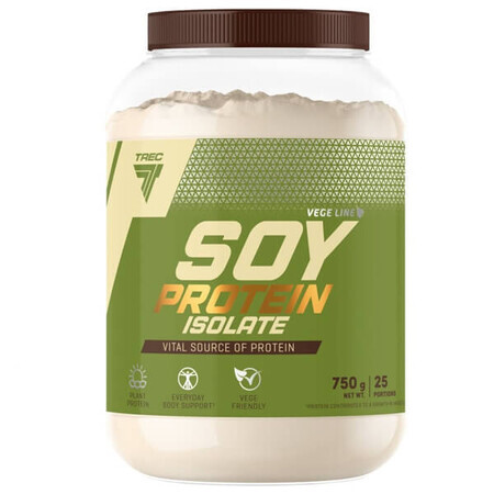 Trec Soja-Protein-Isolat, Soja-Protein, Vanille-Geschmack, 750 mg