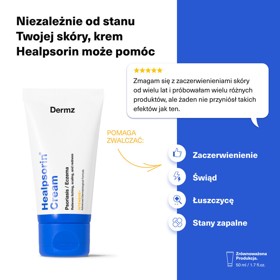 Healpsorin, Creme für Psoriasis und Ekzeme, 50 ml