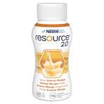 Resource 2.0, nutritional preparation, pineapple-mango flavor, 4 x 200 ml