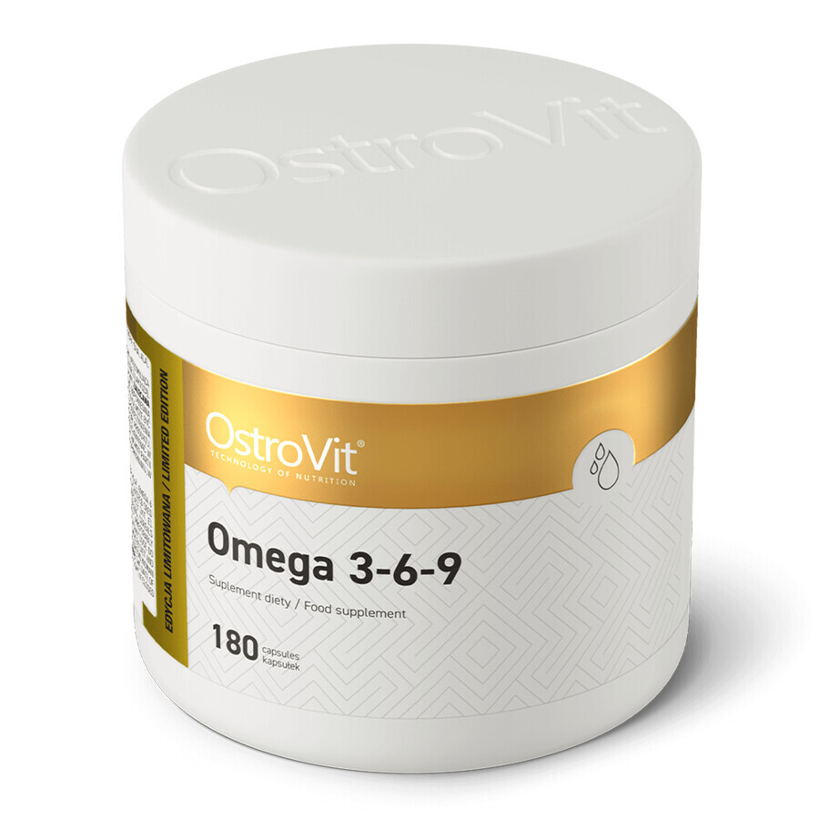 OstroVit Omega 3-6-9, 180 Kapseln