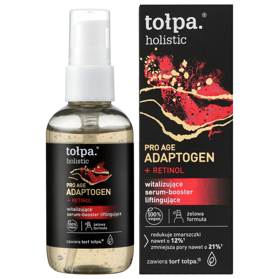 Tolpa Holistic Pro Age, sérum liftant vitalisant, adaptogène + rétinol, 75 ml