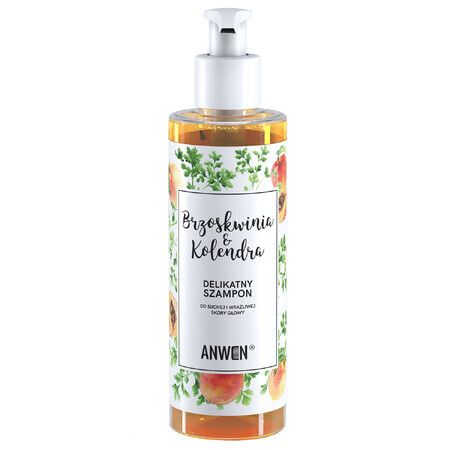 Anwen Peach and coriander, delicate shampoo for dry and sensitive scalp, 200ml