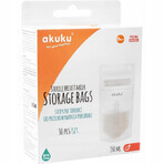 AKUKU, sterile bags for storing breast milk, A0011, 30 units