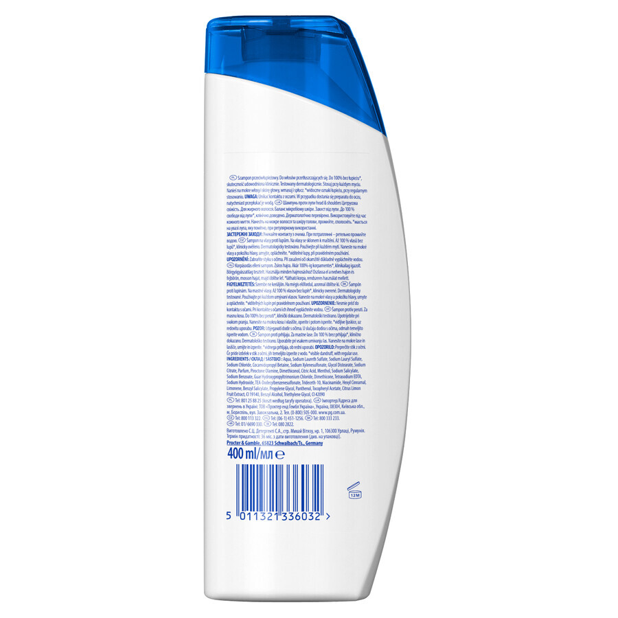 Head &amp; Shoulders Citrus Fresh, anti-dandruff shampoo, 400 ml