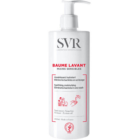 SVR Baume Lavant, handlotion, gevoelige huid, 400 ml