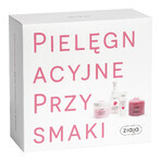 Set Ziaja Marshmallow, scrub cu zahăr, 300 ml + gel de curățare pentru baie, 260 ml + cremă de mâini, 50 ml + spumă de curățare pentru corp și mâini, 250 ml