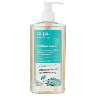 Tołpa Dermo Hair Głęboko oczyszczający szampon przeciw przetłuszczaniu, 250 ml