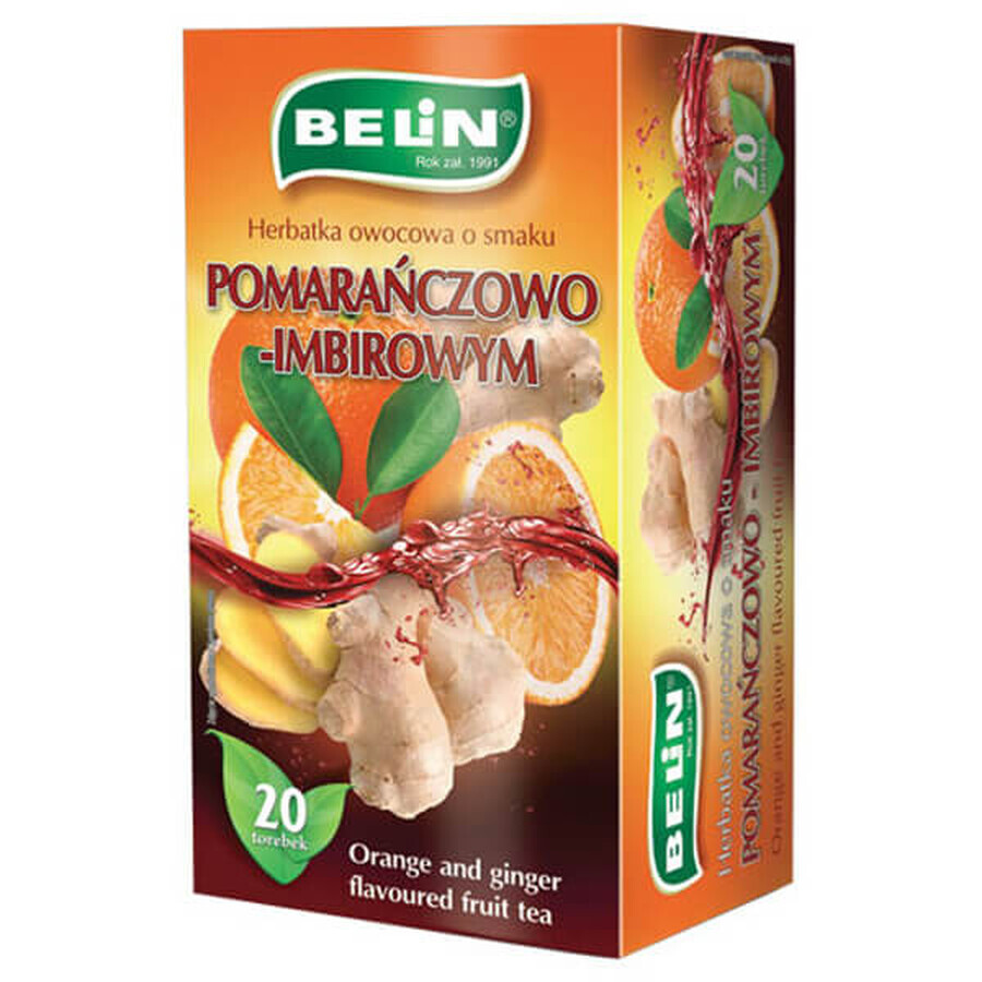 Belin Fruit tea with orange and ginger, 2 gx 20 sachets