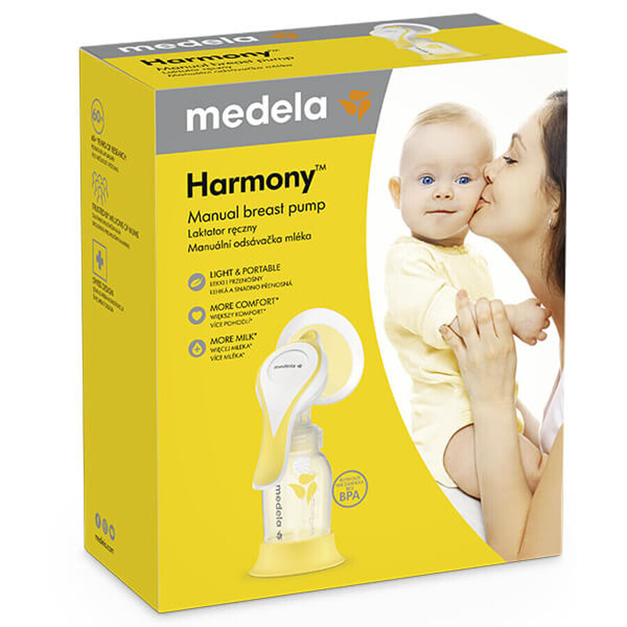 Medela Harmony Flex, manuelle Milchpumpe, zweiphasig